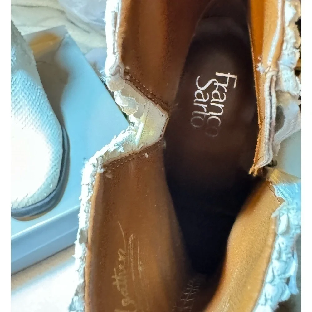 Franco Sarto Kessa Python Artesian Leather Bootie